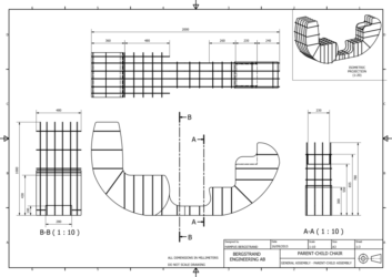 Furniture design – Social rocking chair